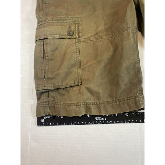 The North Face Cargo Shorts Mens 36 x 11 Green Outdoor Adventure Travel Hiking - Picture 15 of 16